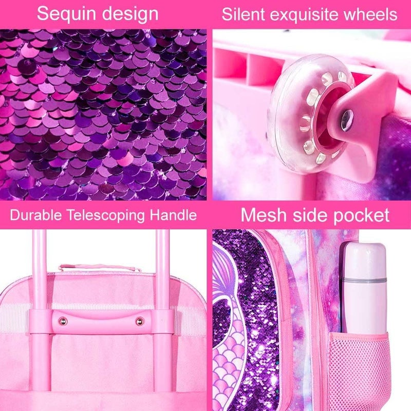 GXTVO Kids Suitcase with Wheels for Girls and Boys, Rolling Carry on Luggage for Toddler Children - Image 3